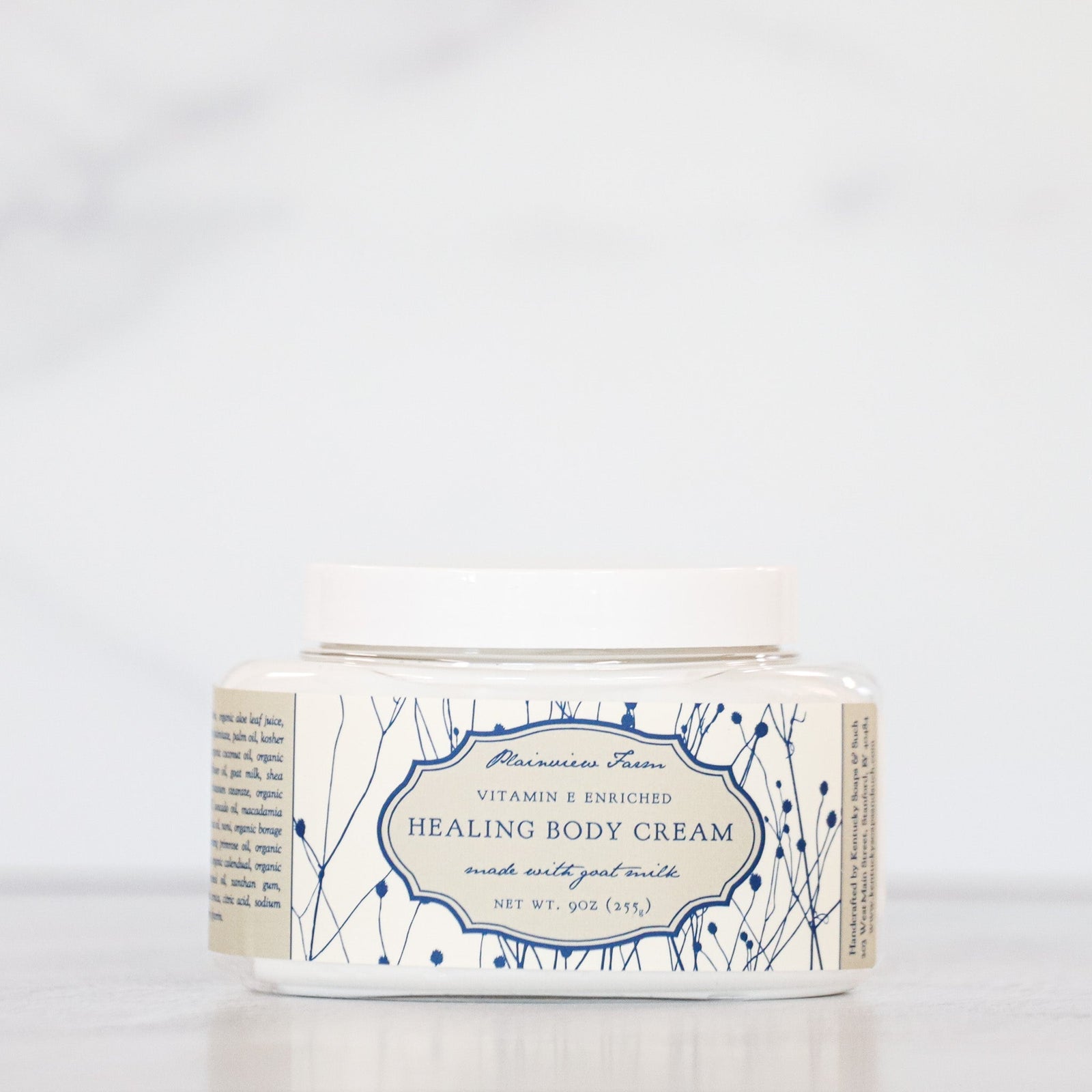 Plainview Farm Healing Body Cream - Kentucky Soaps & Such